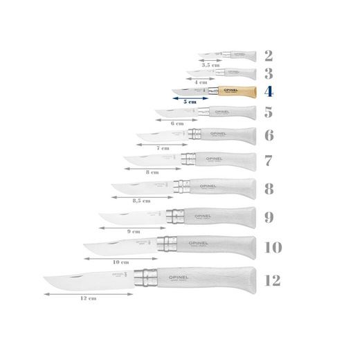 Opinel - Messer N°4 VRI - Inox - 121040