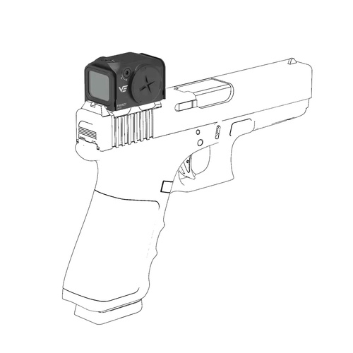 Vector Optics - Geschlossener Kollimator Frenzy Plus 1x18x22 RDS - VOD - Schwarz - SCRD-75