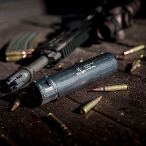 Gomander - Gewehr Schalldämpfer Tactinox QD L - 5.56 mm - M26x1.5 - Schwarz - TB0.9650