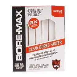 Real Avid - Bore-Max Speed Jag Patches Refill Pack - 4'' S - .22 - 250 Stück - AVBMPATCH4S