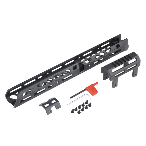 Kruk - Langer Handschutz mit kurzer Gasrohrabdeckung - AK-74/AKM/AKS-74 - Schwarz - CRC 1U004A