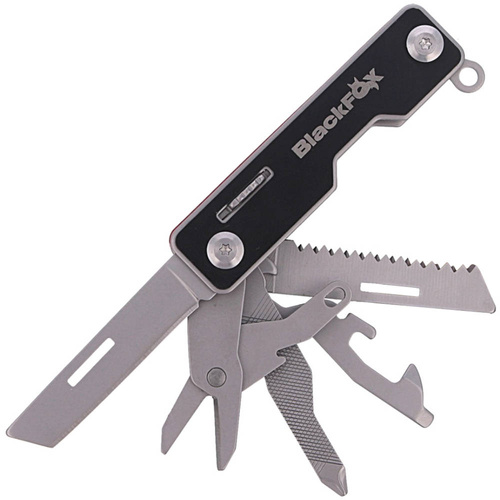 FOX - BlackFox Pocket Boss Multitool - 9 Werkzeuge - Rot - BF-205 R.  - Multitools