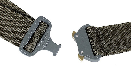 Bajonett - COMBAT-Gürtel - AustriAlpin COBRA-Schnalle 9kN - 45 mm - OD Grün