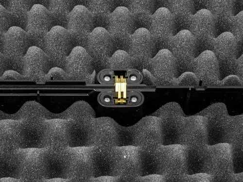 Megaline - Gewehrkoffer - 110x25x11 cm - Zahlenschloss - Schwarz - 200/0009