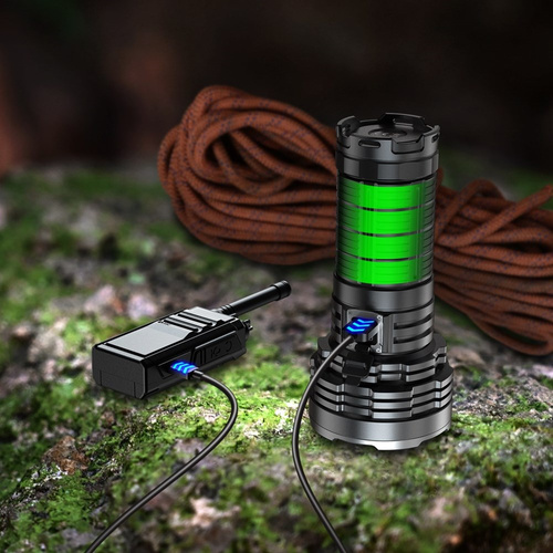 Fenix – LR40R V2.0 Suchscheinwerfer mit 15000 mAh Akku – 15000 lm – Schwarz – LR40R V2.0