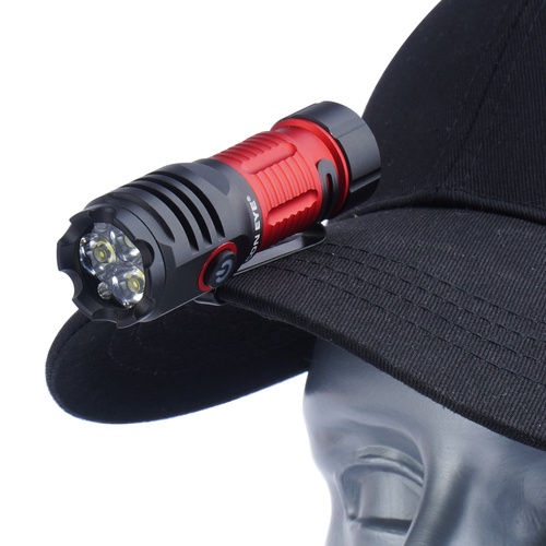 Falcon Eye - Hand-Taschenlampe Omega 1K - Blitzlicht - 1000 lm - Schwarz/Rot - FHH0141