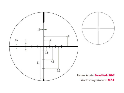 Vortex Optics - Zielfernrohr Crossfire II 4-16x50 - 30 mm - AO - Dead-Hold BDC MOA - Schwarz - CF2-31039