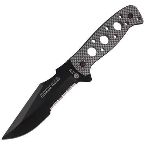 K-25 - Carbon Fiber Titanium Tactical Fixed Knife - 31824