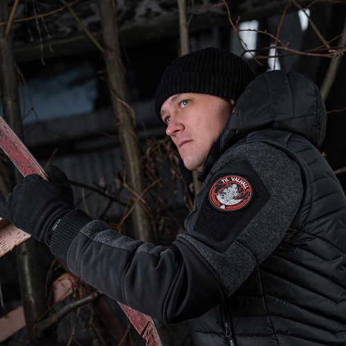 M-Tac - 3D PVC Til Valhall Patch - Schwarz / Rot - 51142332