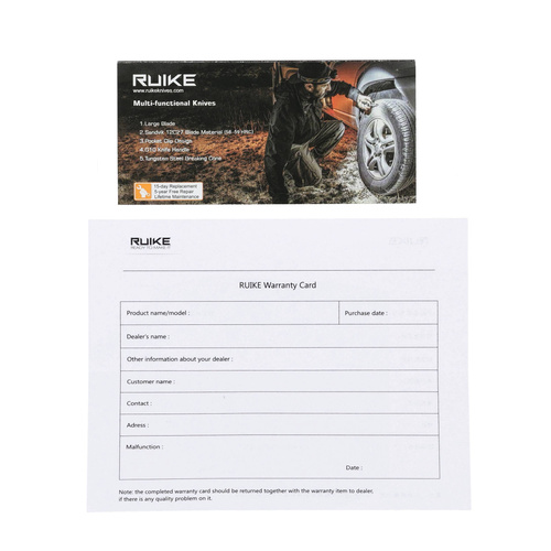 Ruike - Klappmesser P166-AB - 14C28N - Schwarz - P166-AB