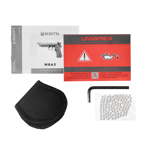 Umarex - ASG Replica Beretta M9 A3 mit Holster - FDE - 6 mm - 2.6357 + 3.1595