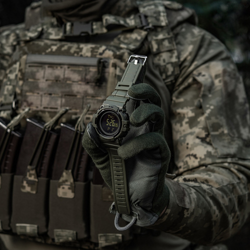 M-Tac - Taktische Uhr mit Kompass 2233 - Ranger Green - 50010001