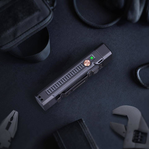 Fenix - Wiederaufladbare LED-Taschenlampe WT16R - Werkstatt - 300 Lumen - Schwarz - 039-479