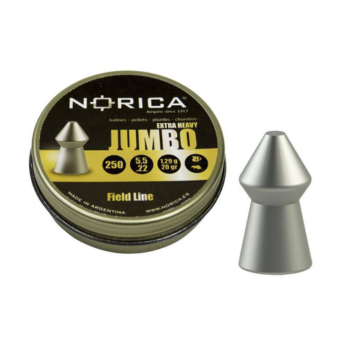 Norica - Jumbo Extra Heavy Luftgewehrkugeln - 5,5 mm - 250 Schuss