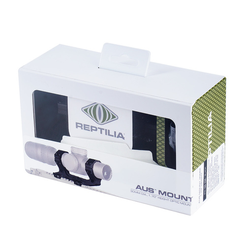 Reptilia - Einteilige Zielfernrohrmontage AUS 1.7" - 30 mm - Schwarz - 100-238