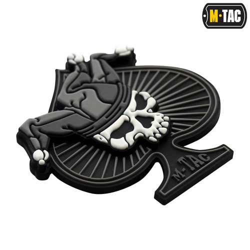 M-Tac – Ace of Spades Patch – 3D PVC – Schwarz/Weiß – 51108236