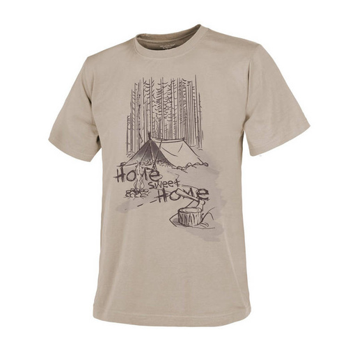 Helikon - T-Shirt Home Sweet Home - Baumwolle - Khaki - TS-HSH-CO-13