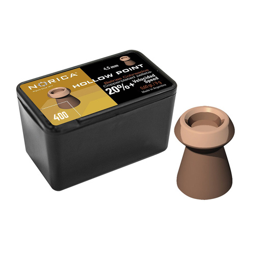 Norica - Hollow Point Luftgewehrkugeln - 4,5 mm - 400 Stk. - 198.00.003
