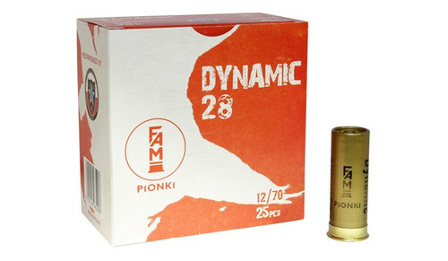 Schrotflintenmunition FAM Pionki 12/70 Dynamic 28 g - 25 Schuss - AMU000551