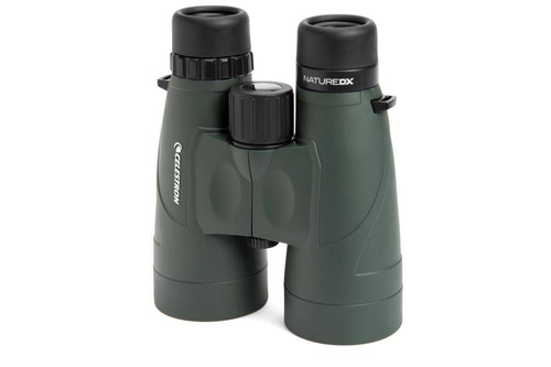 Celestron - Militär-Fernglas Nature DX 10x56 - Schwarz/Grün - 71335