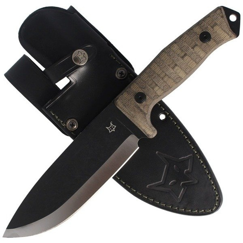 FOX - Messer Bushman Bushcraft Canvas Micarta 160mm - FX-609 OD