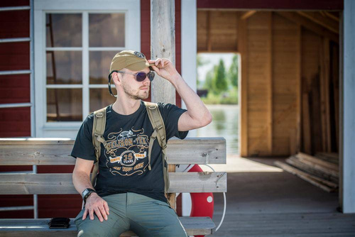 Helikon - Klappbare Outdoor-Kappe - Shadow Grey - CZ-FOC-NL-35