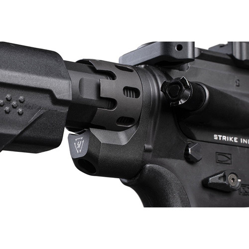 Strike Industries - AR Erweiterte Kronenmutter & erweiterte Endplatte - Schwarz - SI-AR-ECN&EEP-BK