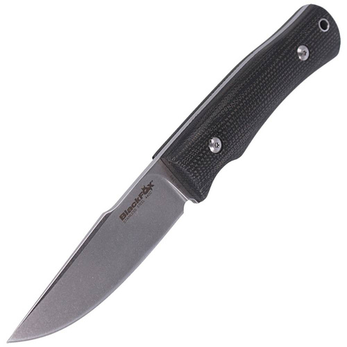 FOX - Taktische Messer Explorator Linen Micarta- 440C - Schwarz - BF-749