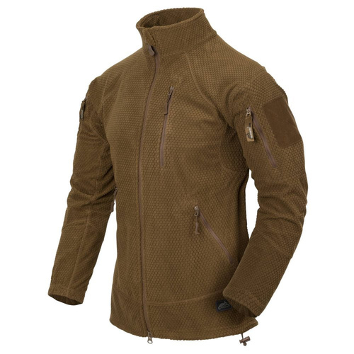 Helikon - Alpha Tactical Grid Fleece Jacke - Coyote - BL-ALT-FG-11