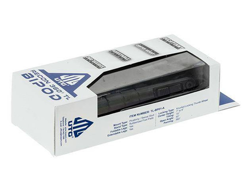 UTG - Recon 360 TL Faltbares Zweibein 7-9" - Picatinny - Schwarz - TL-BP01-A