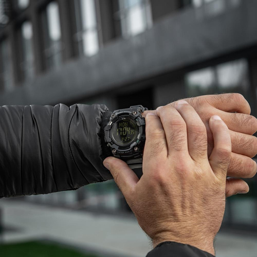 M-Tac - Taktische Uhr 2037 - LED - 5 ATM - Schwarz - 50007002