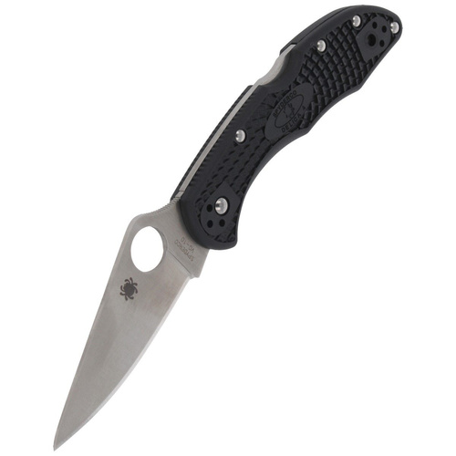 Spyderco - Delica® 4 FRN flach geschliffen schwarz Messer - C11FPBK