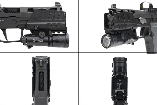 Strike Industries - Strahlenschutzschild für SMC Alfa/Bravo Pistolen - Schwarz - SI-SMC-BS-S