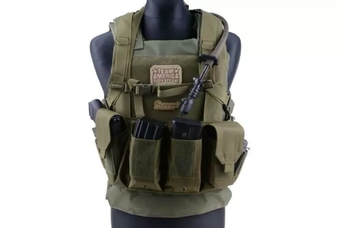 GFC Tactical - Tactical Personal Body Armor Vest - Olive - GFT-18-000888