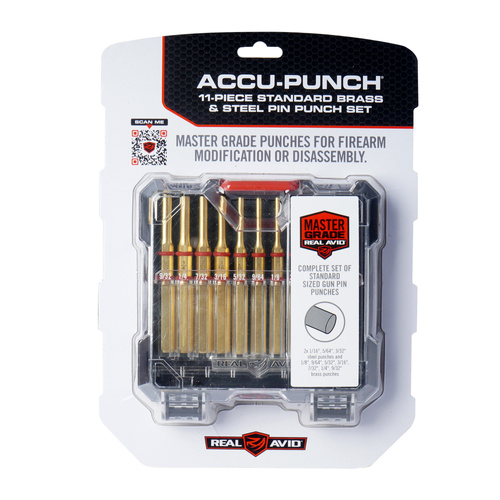 Real Avid - Accu-Punch Set - 11 Teile - Stahl/Messing - AVAPK-B