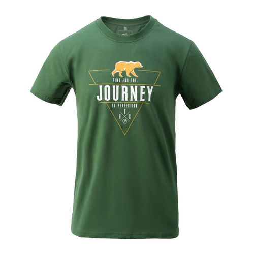 Helikon - T-Shirt Journey to Perfection - Baumwolle - Monstera Green - TS-JTP-CO-MG