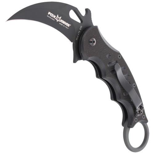 FOX - Klappmesser Karambit - Hawkbill - Schwarz - 479