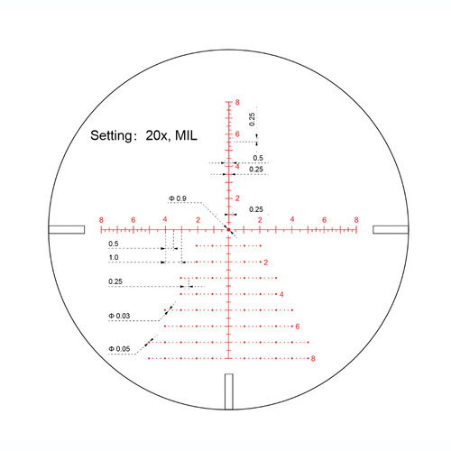 Vector Optics - Zielfernrohr Continental x6 4-24 SFP - 50 mm - FDE - SCOL-43