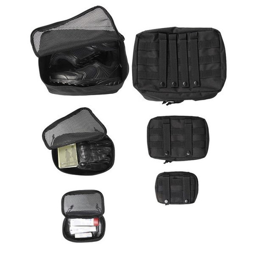 Mil-Tec - 3-Pc Mesh Pouch Set - OD Grün - 16003801