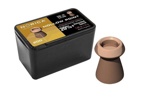 Norica - Hollow Point Luftgewehrkugeln - 5,5 mm - 200 Stk. - 198.00.004