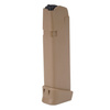 Glock - Magazin für G17 Gen 5 / G19X - 9x19 mm Para - FDE - 17 + 2 Schuss