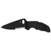Spyderco - Endura® 4 FRN Schwarz / Schwarz Klinge SpyderEdge Messer - C10PSBBK