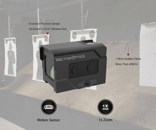Vector Optics - Geschlossener Kollimator Frenzy Plus 1x18x20 - SCRD-63