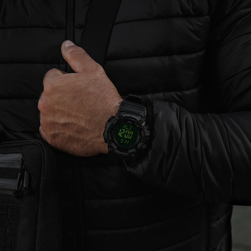 M-Tac - Taktische Uhr 2037 - LED - 5 ATM - Schwarz - 50007002