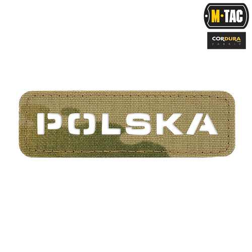 M-Tac - Aufnäher Polen 25x80 - Laserschnitt - MultiCam - 51002008