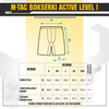 M-Tac - Active Level I Thermoaktive Boxershorts - Graue Melange - 70011012