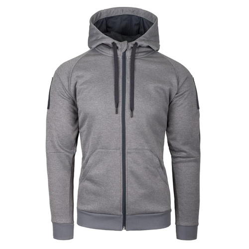 Helikon - Urban Tactical Hoodie® - Fullzip - Poliester - Grau Melange - BL-UHF-PO-M3