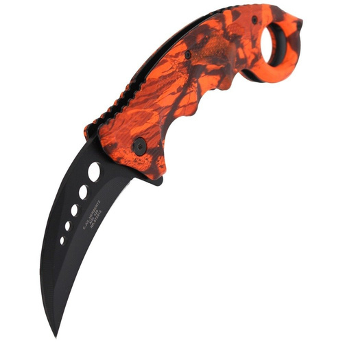 Herbertz Solingen - Messer Karambit Red Camo 73mm - 572513