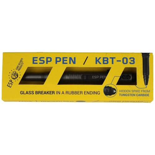 ESP - Taktischer Kugelschreiber mit Glasbrecher - Titanium Blau - KBT-03-T