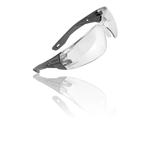 Bolle Safety - Schutzbrille RUSH+ 2.0 - EN ISO 16321-1 - Platinum - Durchsichtig - RUSPMN10E